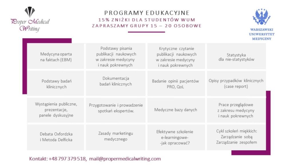 Lista programów edukacyjnych